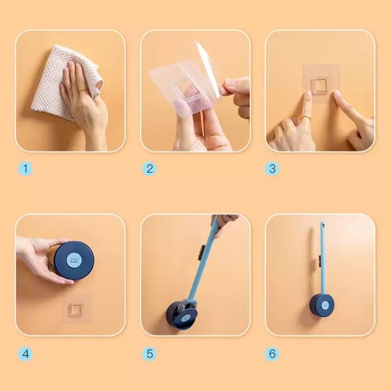 Lollipop Style Mini Toilet Brush, 2 In 1 Toilet Brush with Base Soft Bristles Brush, Wall-Mounted Clean Brushes Bathroom Accessories, Soft TPR Silicone Head Lollipop Shape Toilet Brush with Holder Lollipop Style Mini Toilet Brush, 2 In 1 Toilet Brush with Base Soft Bristles Brush, Wall-Mounted Clean Brushes Bathroom Accessories, Soft TPR Silicone Head Lollipop Shape Toilet Brush with Holder